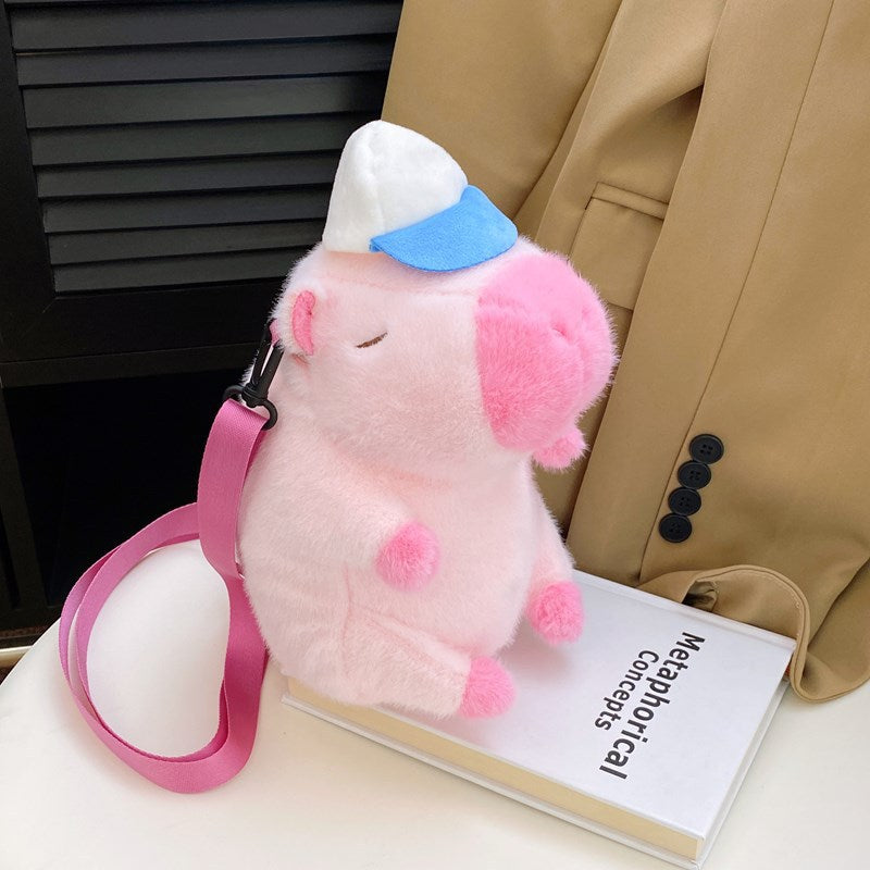 Capybara Plush Backpack