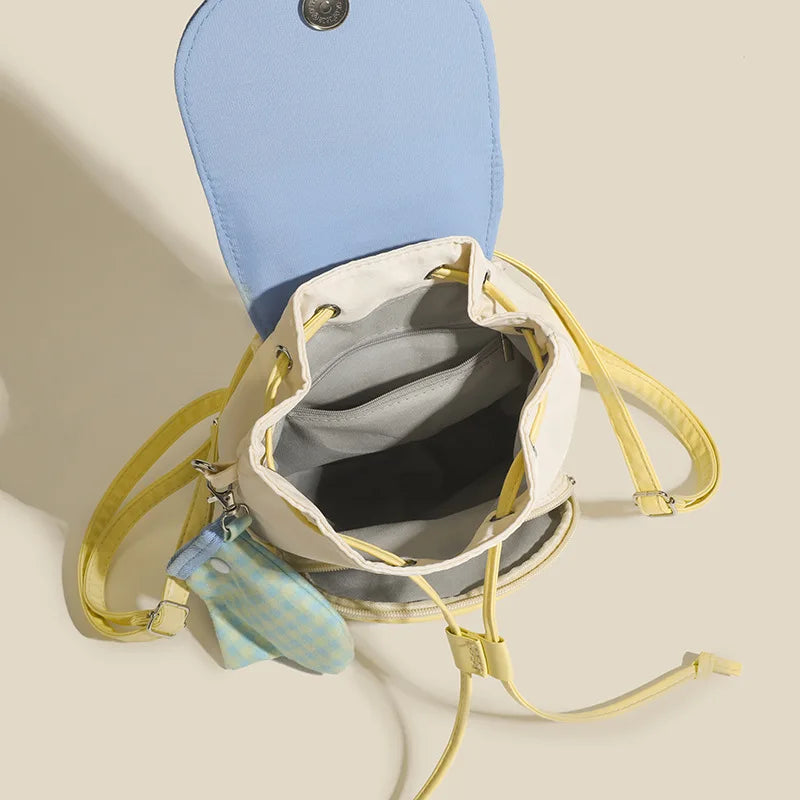 Kids Neutral Pastel Bucket Bag