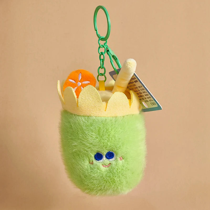 Cute Food Plush Stuffed Toy Bag Charm