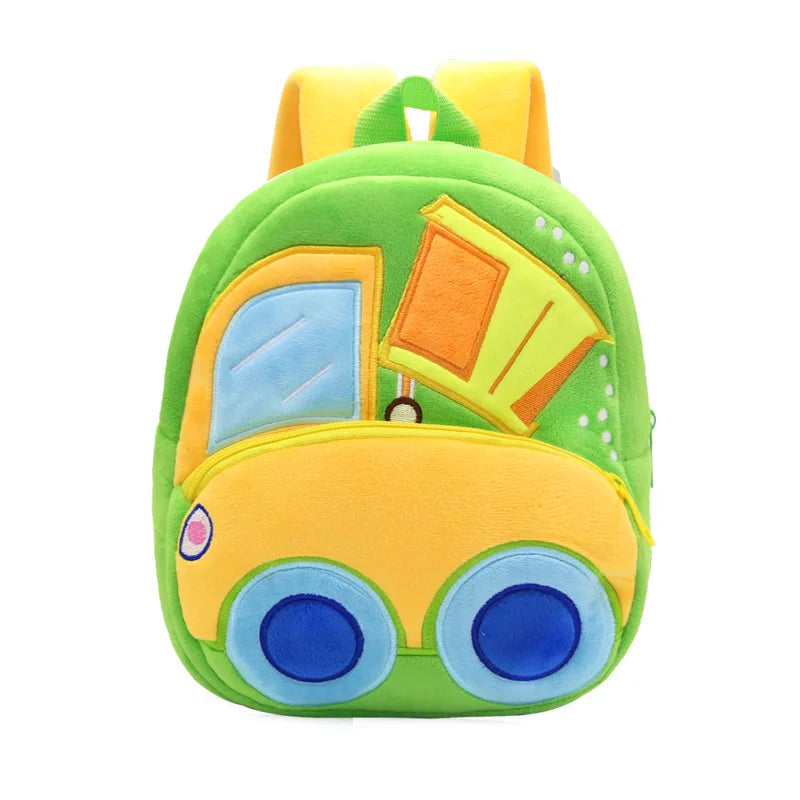 Kids Plush Truck and Builders Backpacks