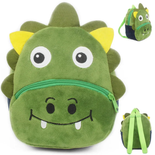 Wild Zoo Animals Plush Backpack