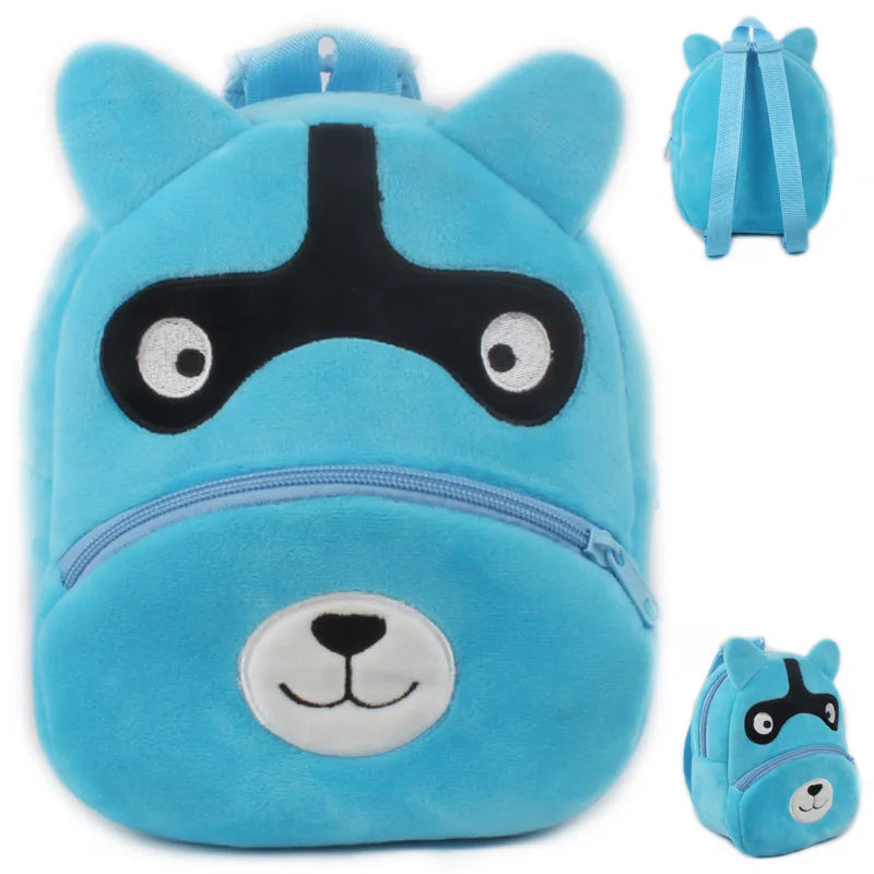Wild Zoo Animals Plush Backpack