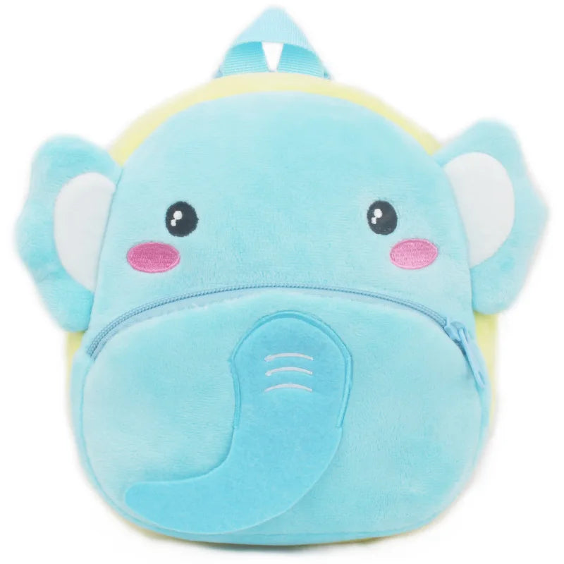 Wild Zoo Animals Plush Backpack
