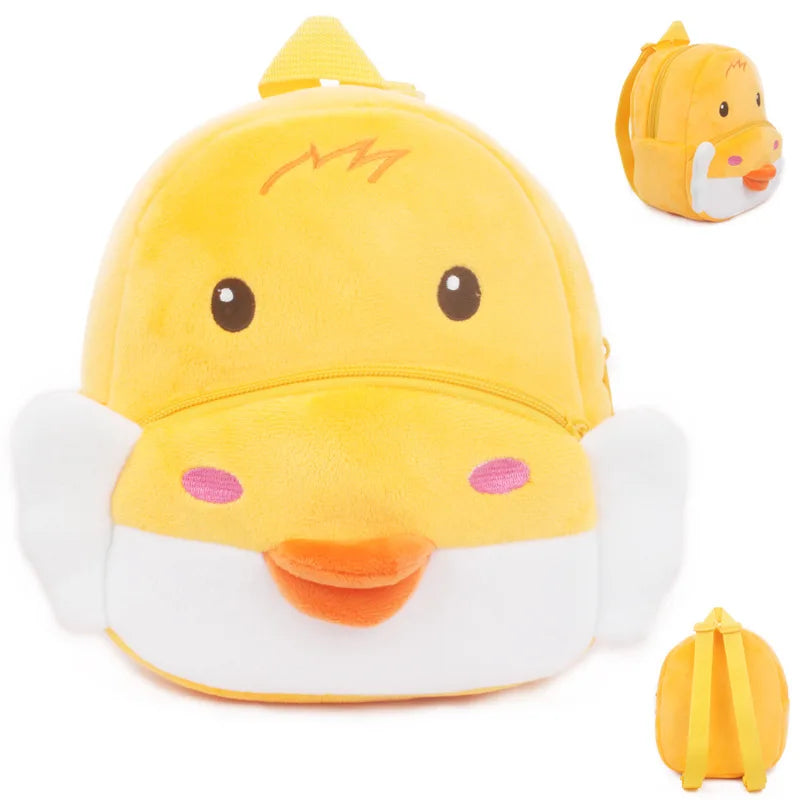 Wild Zoo Animals Plush Backpack