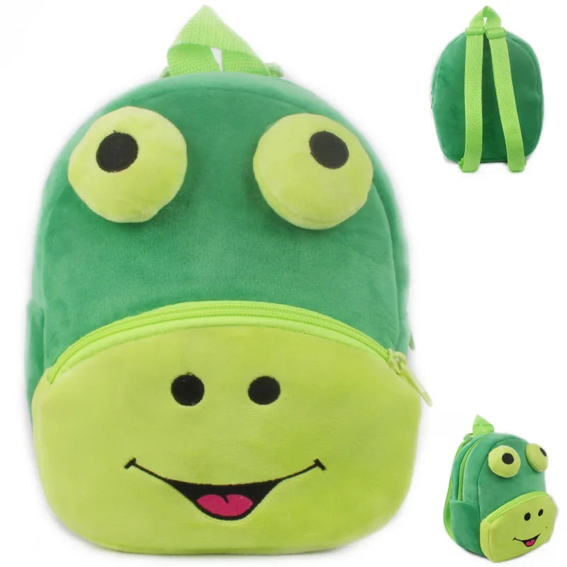 Wild Zoo Animals Plush Backpack