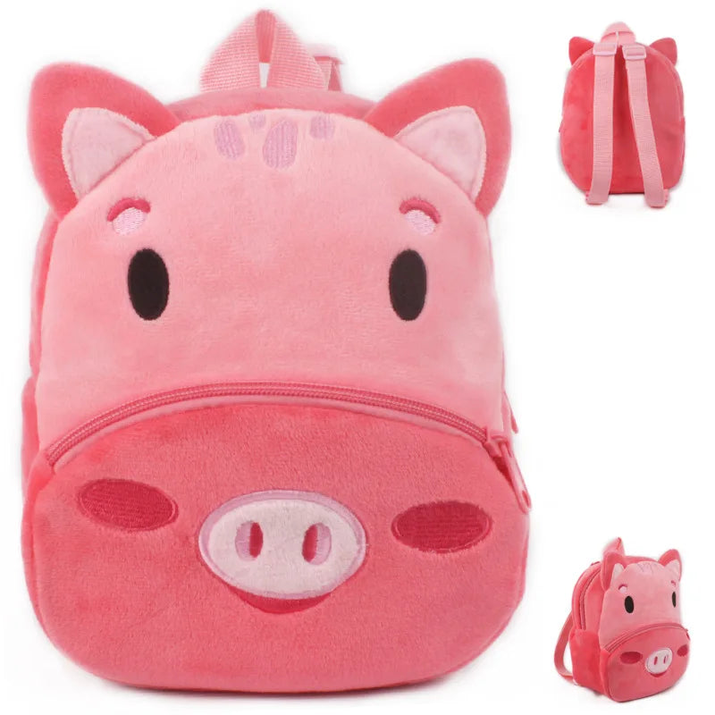Wild Zoo Animals Plush Backpack