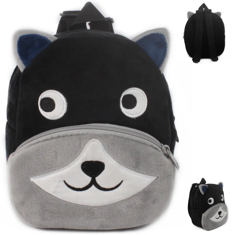 Wild Zoo Animals Plush Backpack