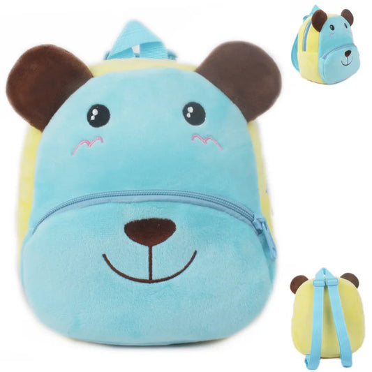 Wild Zoo Animals Plush Backpack