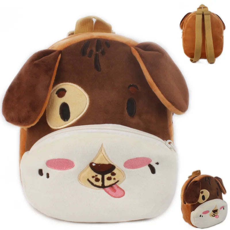 Wild Zoo Animals Plush Backpack