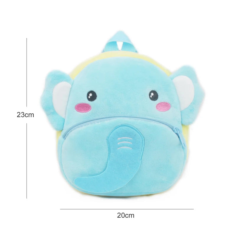 Wild Zoo Animals Plush Backpack