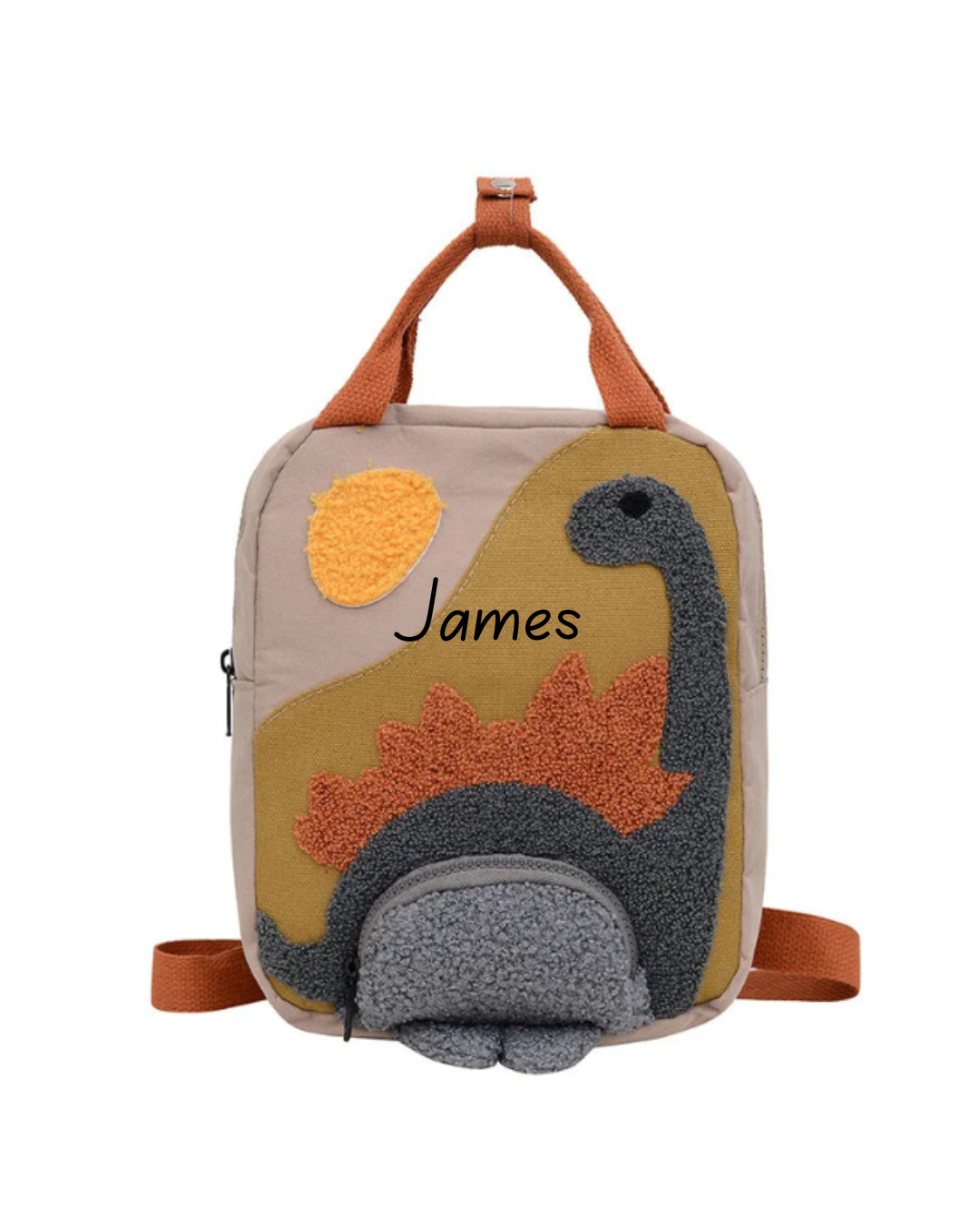 Personalised Dinosaur Kids Backpack – Custom Embroidered Name | Toddler & Kindy Bag