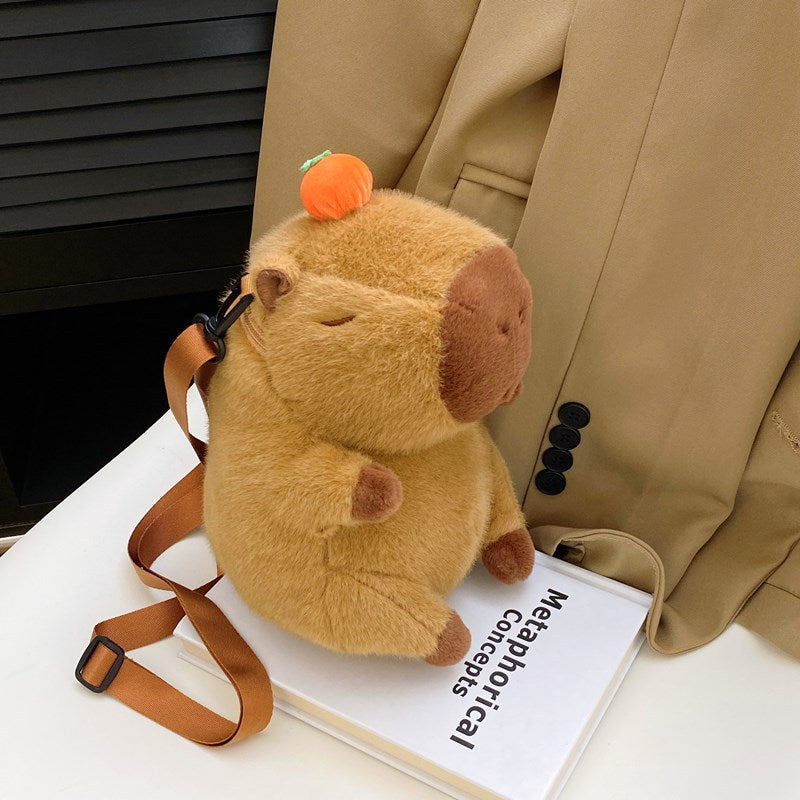 Capybara Plush Backpack