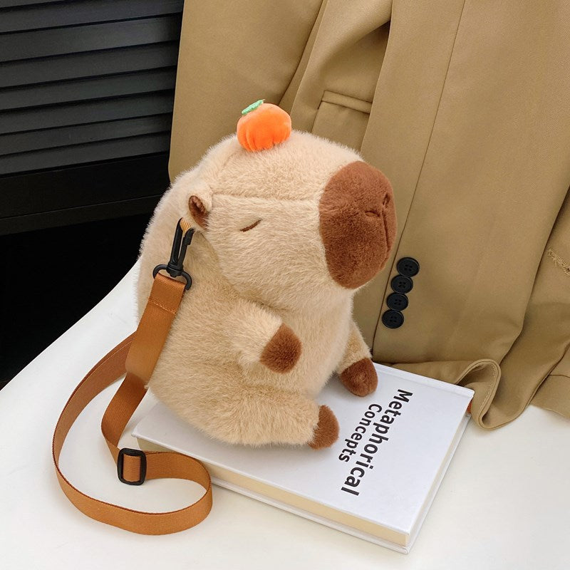 Capybara Plush Backpack