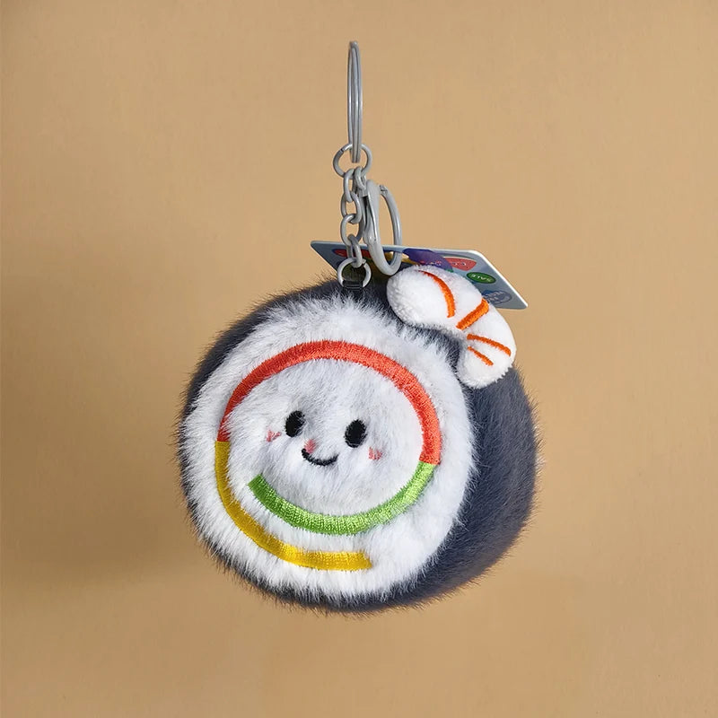 Cute Food Plush Stuffed Toy Bag Charm