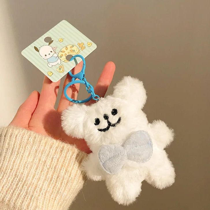 Cartoon Character Plush Bag Charm Keychain