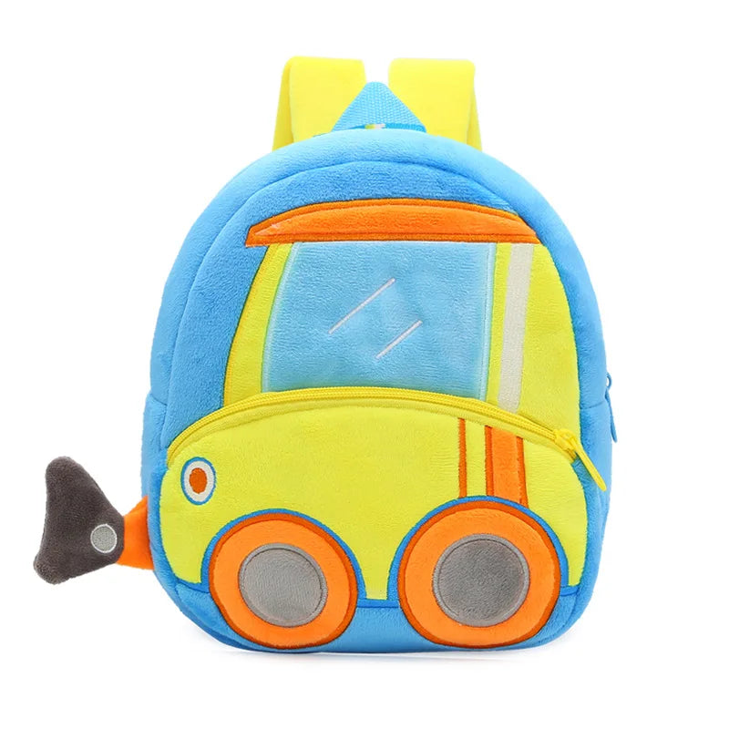 Kids Plush Truck and Builders Backpacks