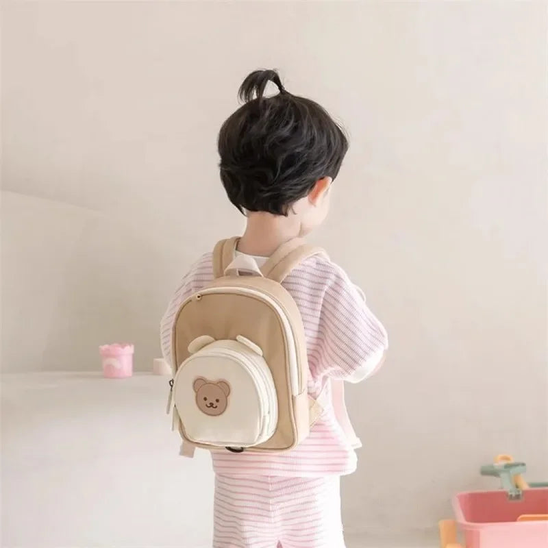 Bunny and Bear Toddler Backpack with Safety Harness