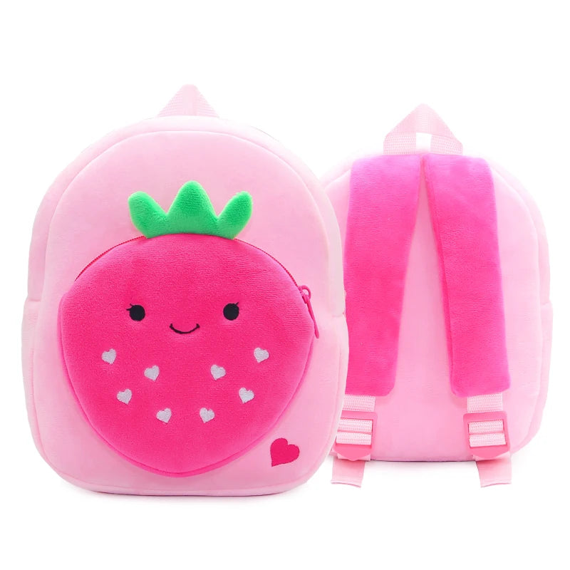 Kids Plush Fruit Mini Backpack