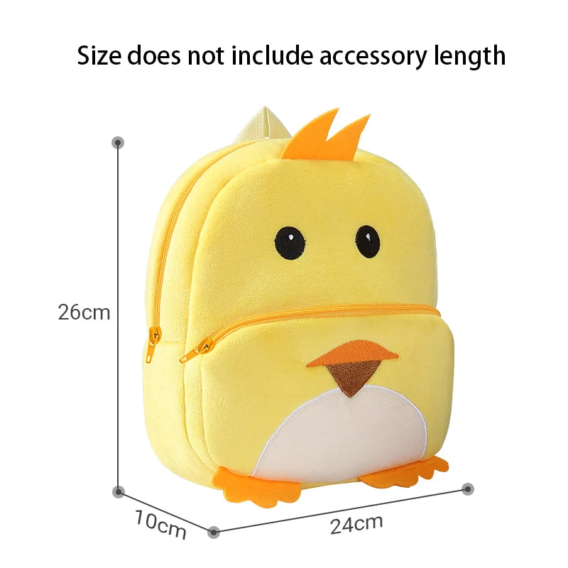 Kids Backpack Boys Cute Duck Cow Frog Backpacks School for Girls Toddler Child Schoolbag Book Bags Traveling Bag Large Capacity