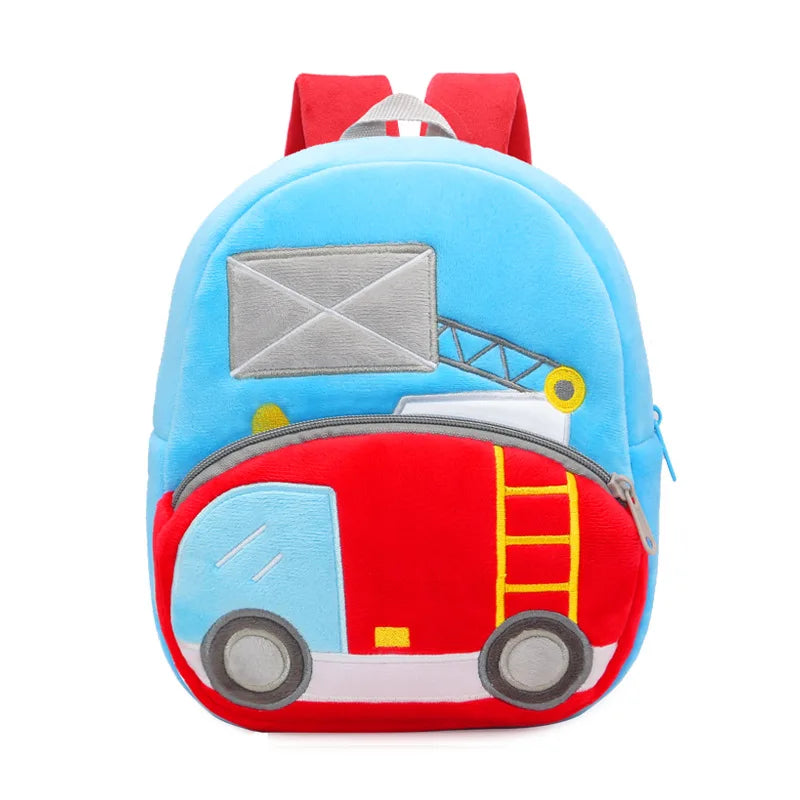 Kids Plush Truck and Builders Backpacks