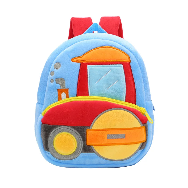 Kids Plush Truck and Builders Backpacks