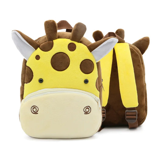 Cute Giraffe Plush Kids Backpack