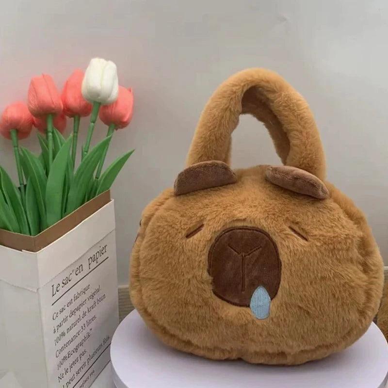 Kids Plush Capybara Backpack