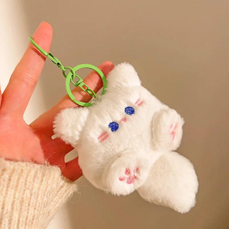 Cartoon Character Plush Bag Charm Keychain