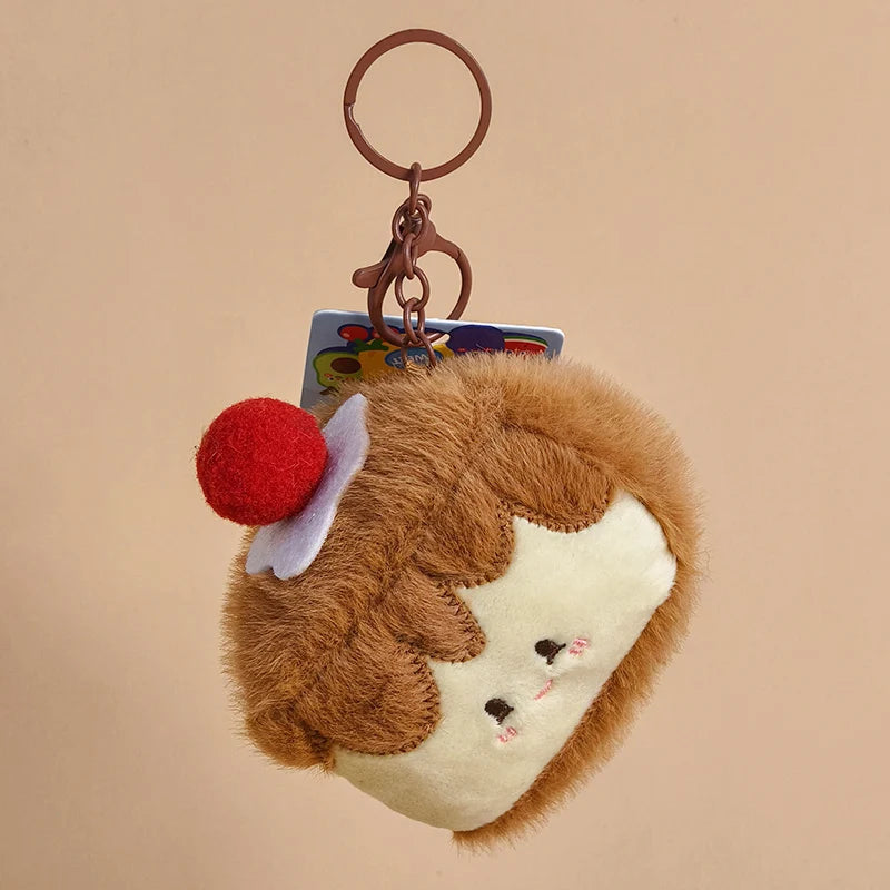 Cute Food Plush Stuffed Toy Bag Charm