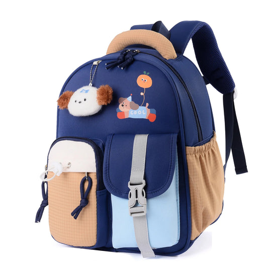 Water Resistant Lion Backpack with Plush Cloud Charm