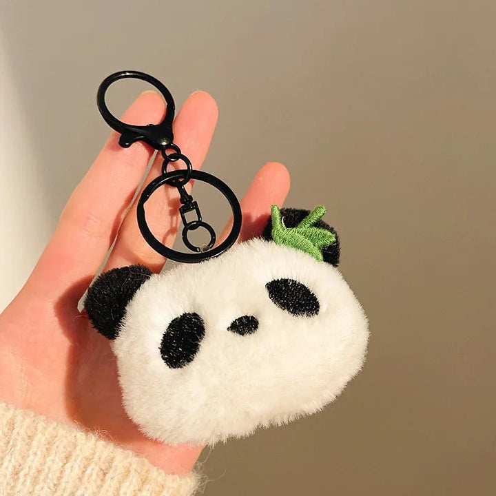 Cartoon Character Plush Bag Charm Keychain
