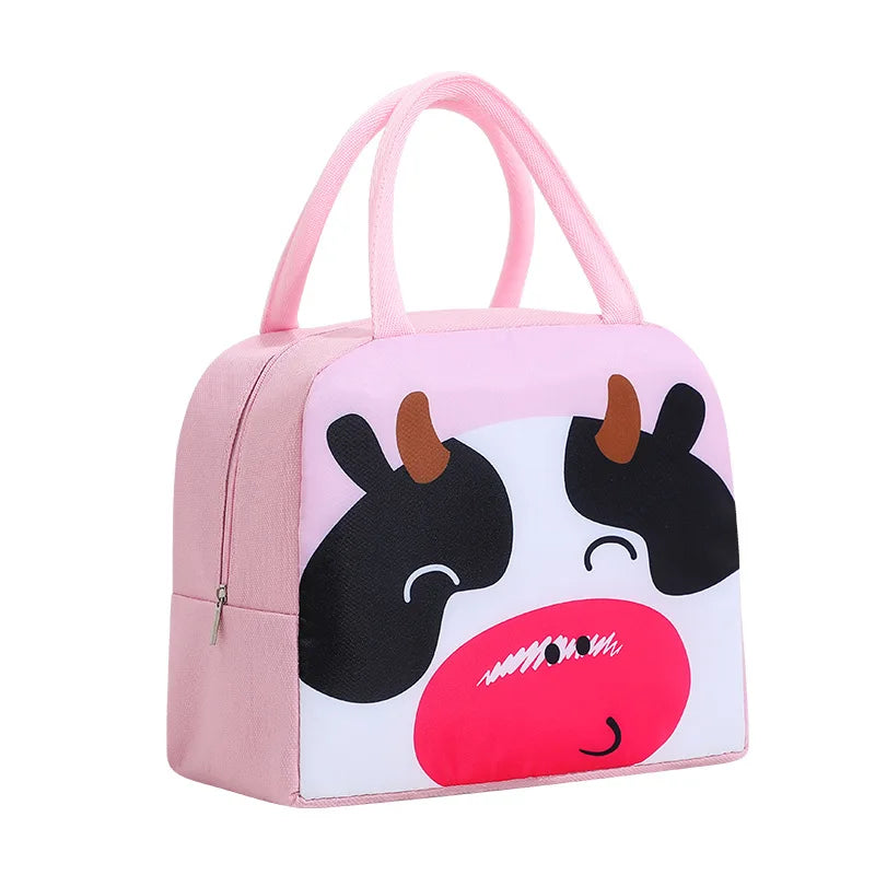 Cute Animal Insulated Kids Lunch Bag