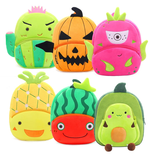 Kids Plush Fruit Mini Backpack