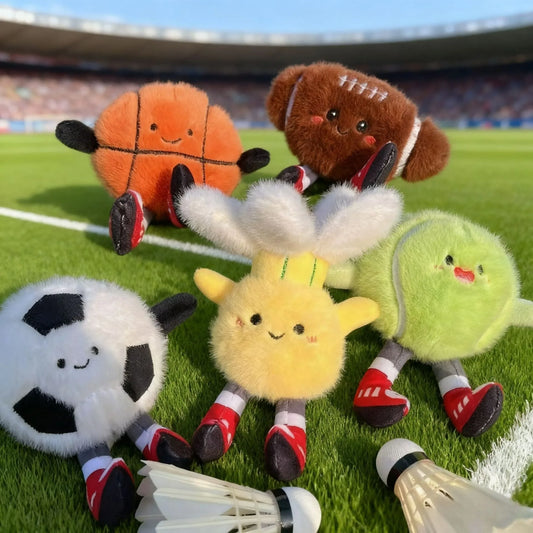 Sports Plush Bag Charm