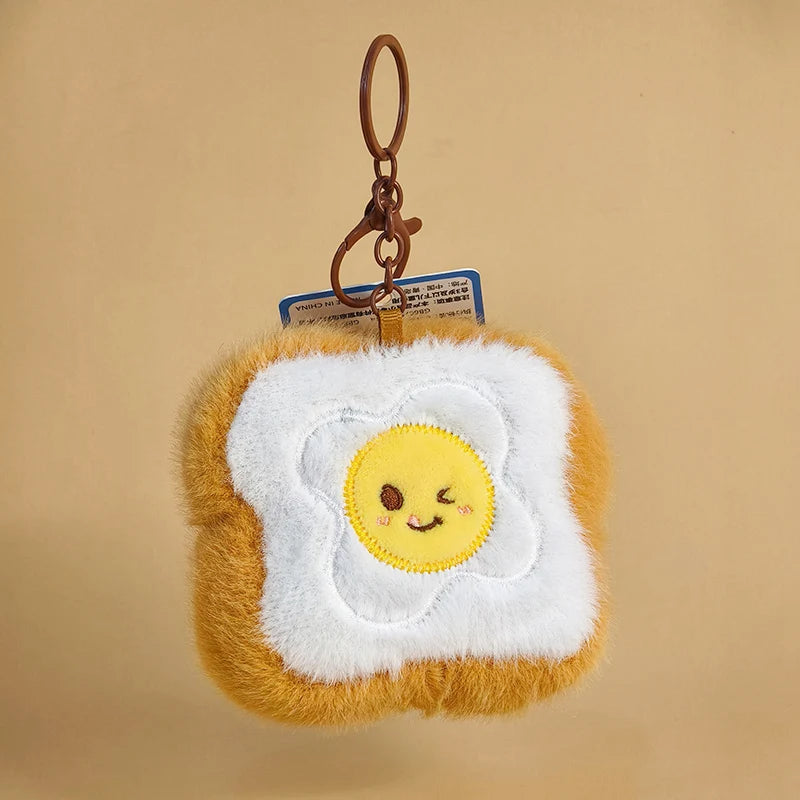 Cute Food Plush Stuffed Toy Bag Charm