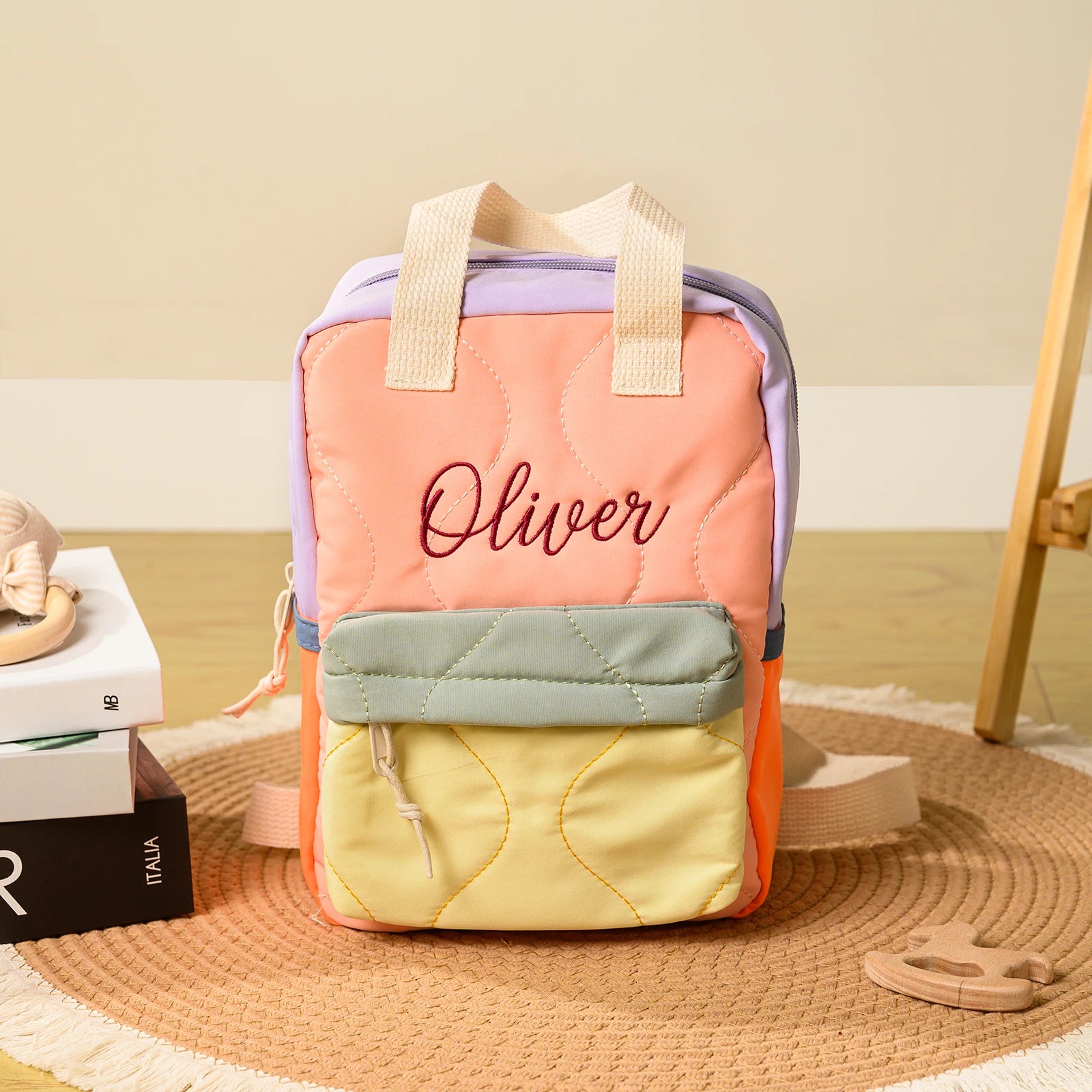 Personalised Kids Backpack – Custom Name | Perfect Birthday & Easter Gift