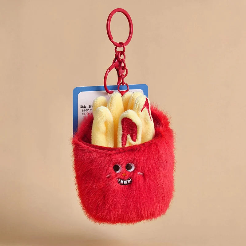Cute Food Plush Stuffed Toy Bag Charm