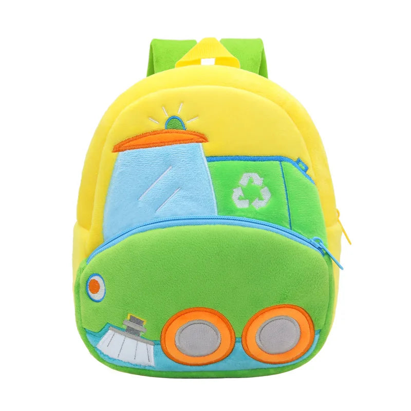 Kids Plush Truck and Builders Backpacks