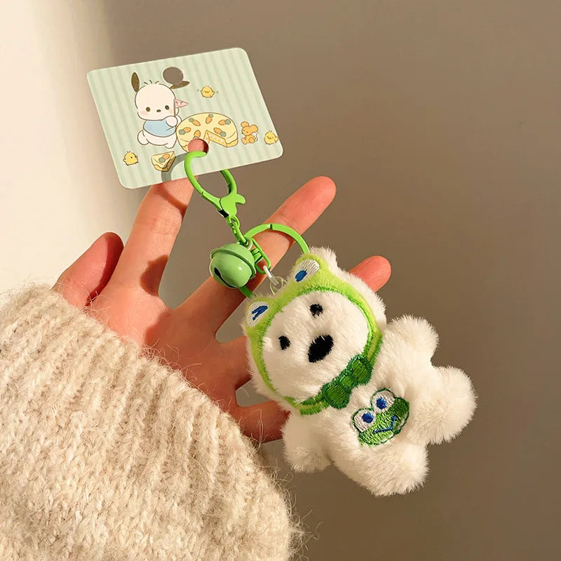 Cartoon Character Plush Bag Charm Keychain