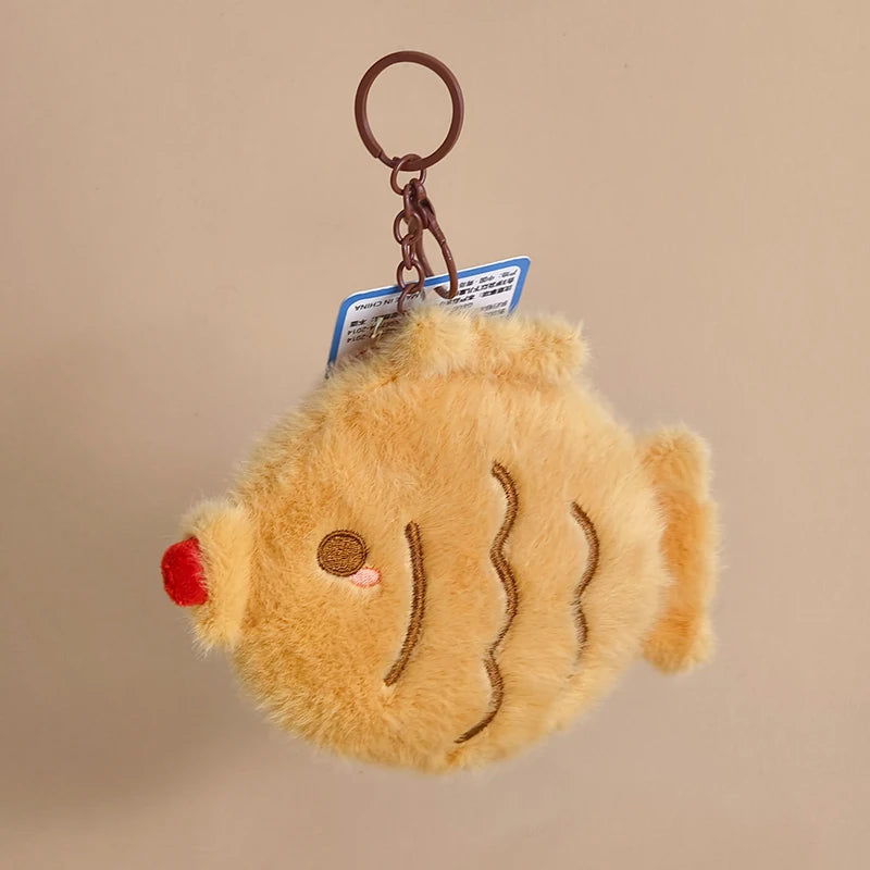 Cute Food Plush Stuffed Toy Bag Charm