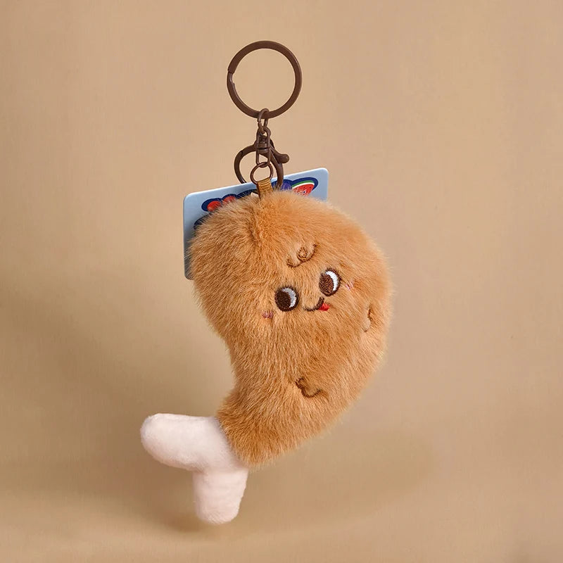 Cute Food Plush Stuffed Toy Bag Charm