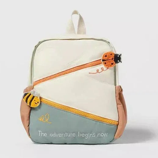 Kids Backpack in Cat's, Daisy, Strawberries & Bee's