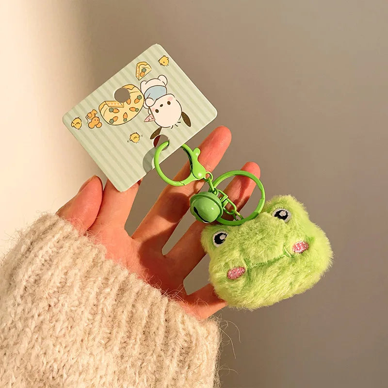 Cartoon Character Plush Bag Charm Keychain
