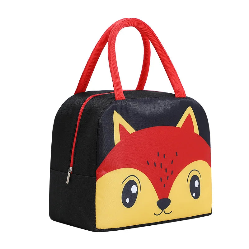 Cute Animal Insulated Kids Lunch Bag