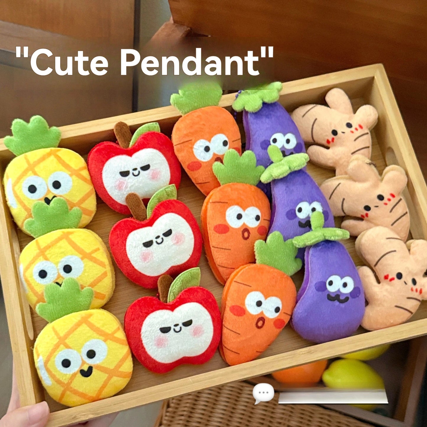 Food & Fruit Plush Bag Charm