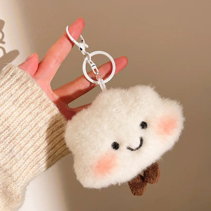 Cartoon Character Plush Bag Charm Keychain