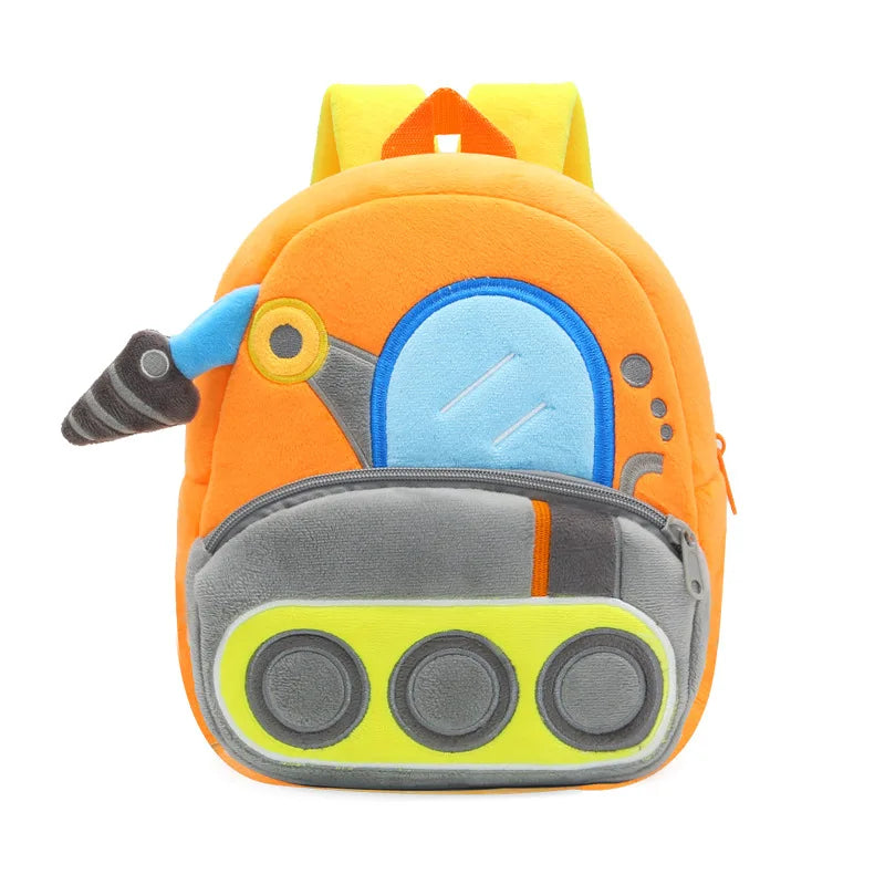 Kids Plush Truck and Builders Backpacks
