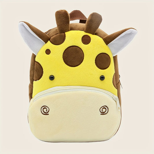 Cute Giraffe Plush Kids Backpack