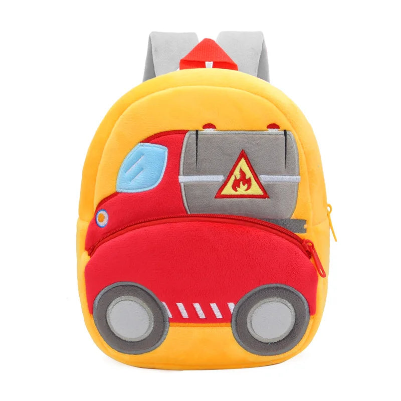 Kids Plush Truck and Builders Backpacks