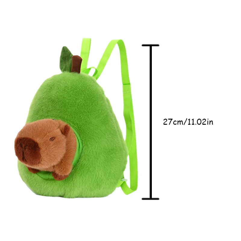 Kids Plush Capybara Backpack